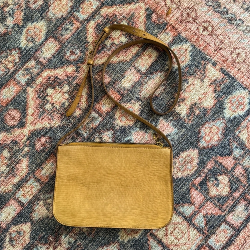 Madewell Mustard Yellow Crossbody Bag